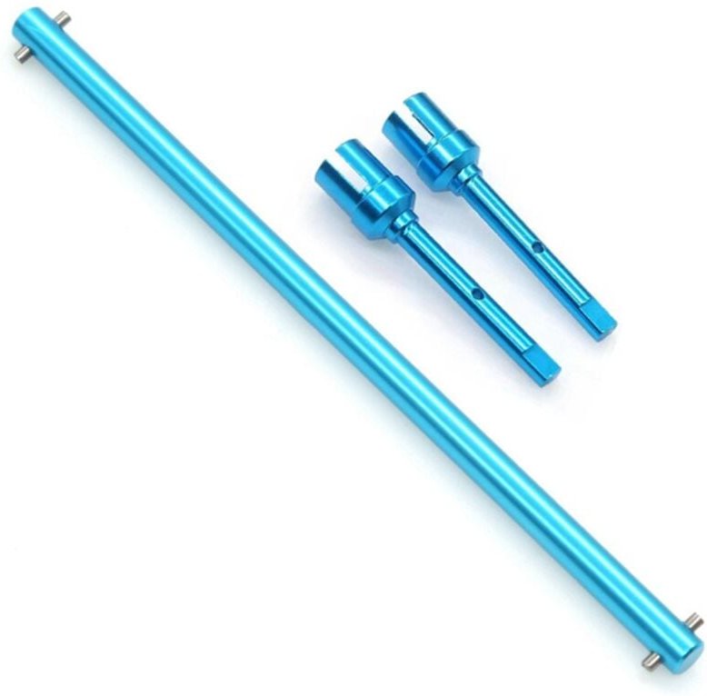 Tlily - Metall Zentral Antriebswelle und Propeller Gelenk Satz für TT-02 TT-02B TT02 TT02B 1/10 rc Auto Upgrade Teile,1