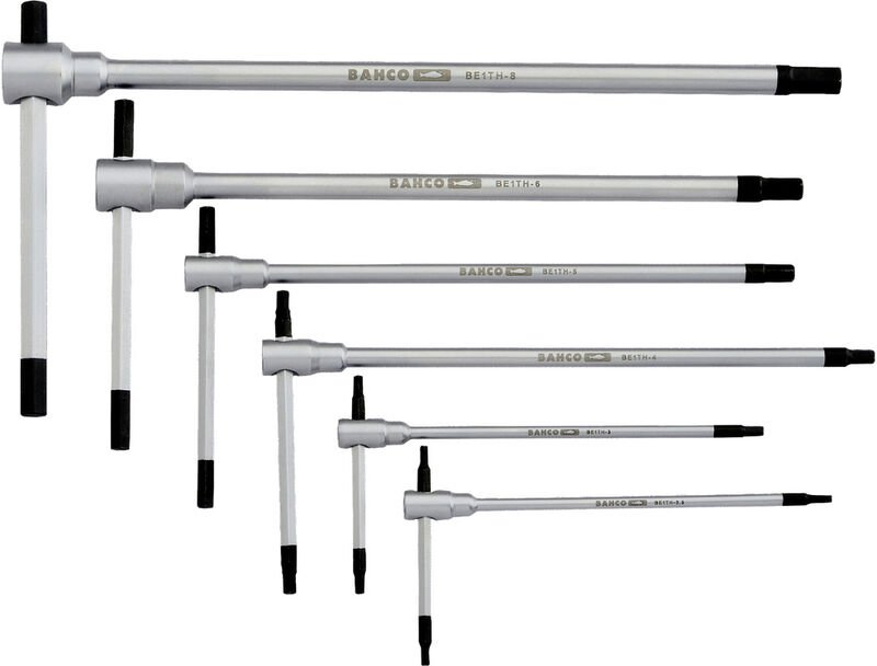 T-Griff Innensechskant-Schlüssel-Satz, 6-tlg. - Bahco