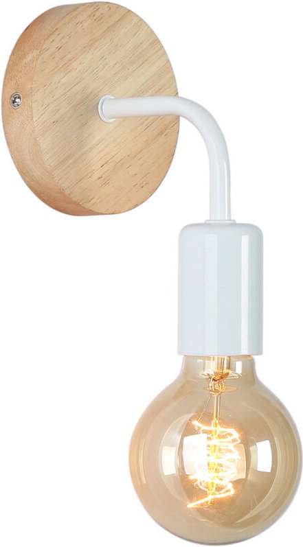Wandleuchte "Morgan" aus Holz und Metall