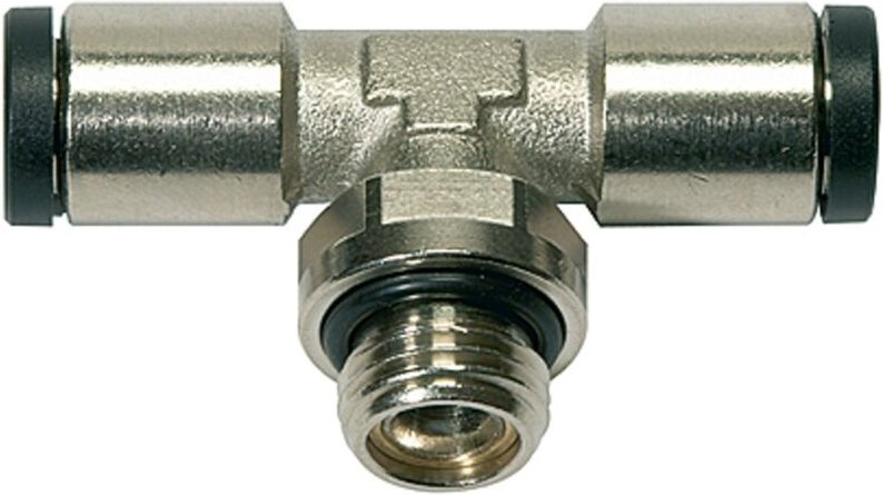 T-Steckverschraubung »click-clock«, drehbar, g 1/8 a.,Schlauch-Ø5 - Riegler