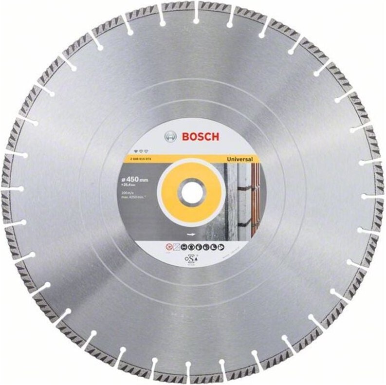 Pro Multi Material Diamanttrennscheibe, 450 x 25,4 mm - Bosch
