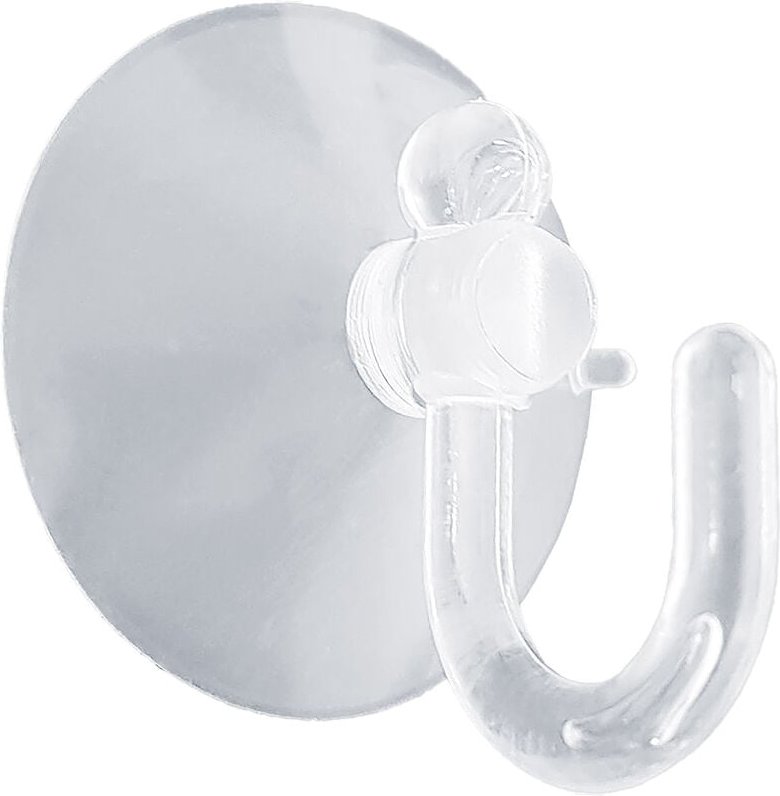 Saugnapf mit Haken 40 Stück - Halterung für Lichterkette, Lichternetz etc. - Lichterkettenhalterung Saugnapf