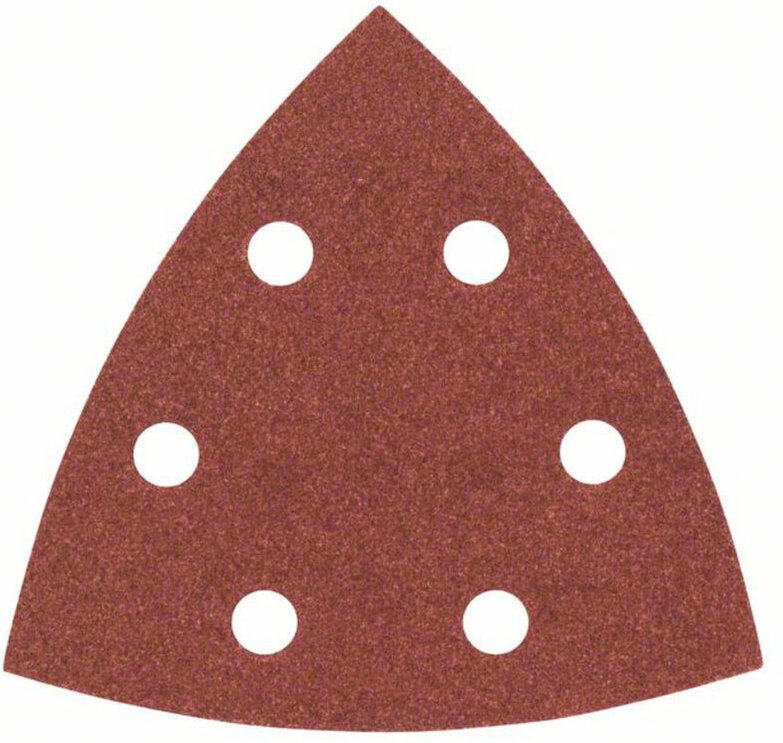 Klettschleifscheibe 93 x 93 mm, p 180, 6 Löcher - Bosch