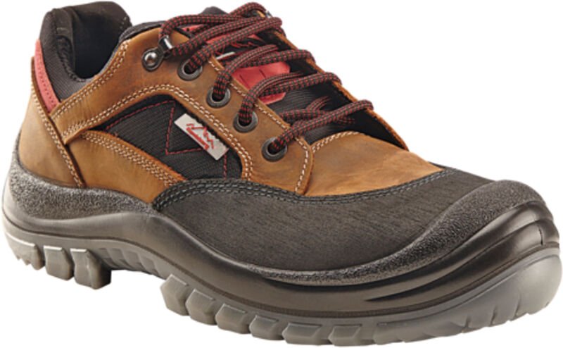 Remisberg - Nepal brown, Sicherheitshalbschuh aus Nubukleder, Größe 38 - Braun