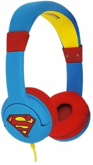 Superman Man of Steel DC0262 - Junior Kopfhörer mit geschlossenem Kopfband und 85 db Lautstärkebegrenzung Sicherheitsfun...
