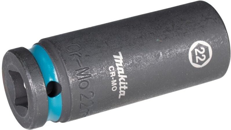 Schlagnuss Steckschlüssel lang SW22 Impact Black 1/2 Zoll 4K E-16514 - Makita