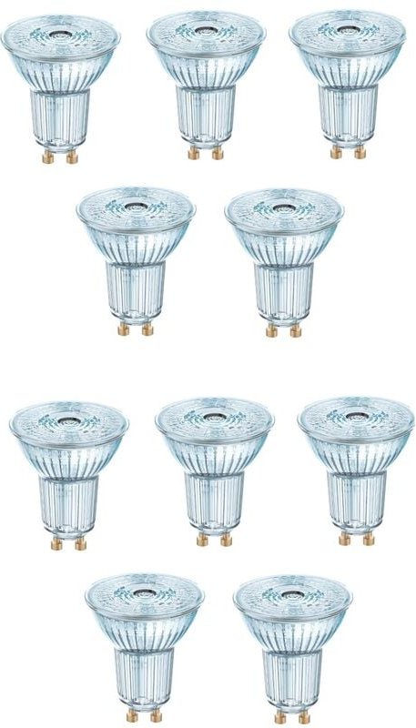 10x Bellalux Reflektorlampe GU10 PAR16 4.3W Warm White 2700K 36°.