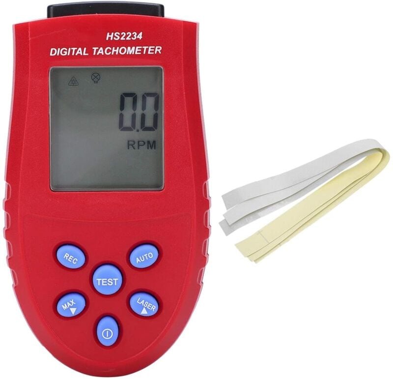 Aougo - Drehzahlmesser, berührungslose Digitalanzeige, Tachometer, digitale Drehzahlmesser