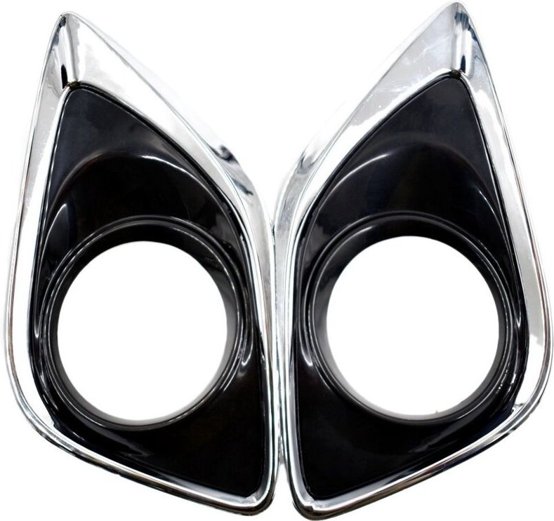 Thumbnail - Tlily - 2Pcs Auto Front Stoßstange Nebel Licht Kühlergrill Abdeckung Nebel Licht Abdeckung Trim Für Toyota Venza 2013-20...