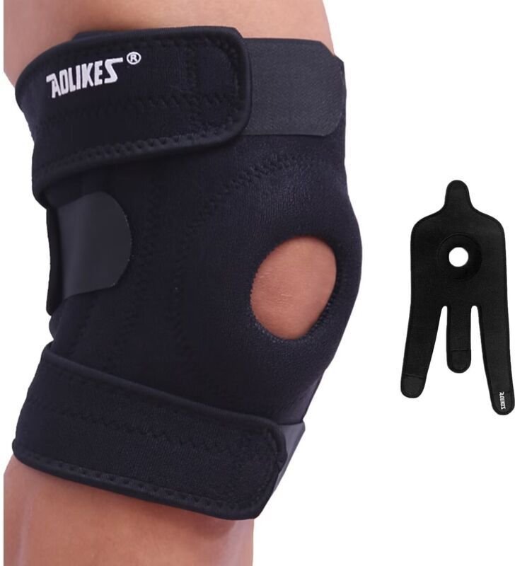 Kniebandage zur Schmerzlinderung – Verstellbare Kompressionsmanschette für Damen und Herren – Kniebandage bei Meniskusve...