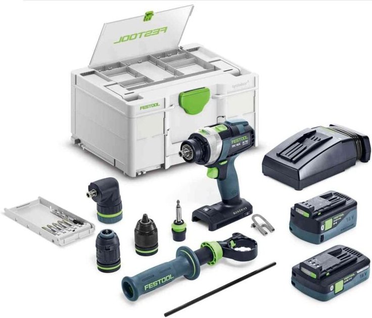 Akku-Schlagbohrschrauber quadrive tpc 18/4 5,0/4,0 I-Set/XL - Festool