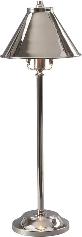 Thumbnail - Provence - 1 Leuchttischlampe aus poliertem Nickel, E14 - Elstead