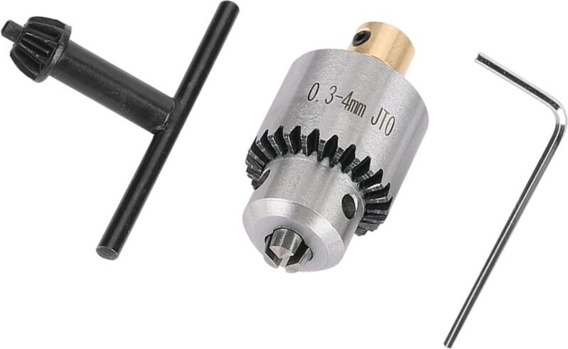 Micro Jto Bohrer Micro Jto Bohrfutter mit Schlüssel für Präzisionsarbeiten 0,3 bis 4 mm Schicht montiert auf einer elekt...