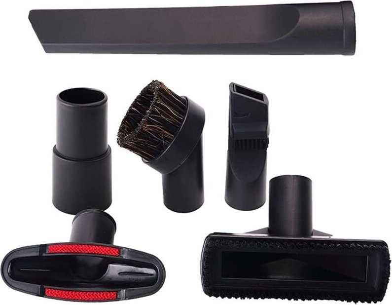 6-teiliges Universal-Staubsauger-Zubehörset – Düse, Bürste, Fugendüse, passend für alle Marken (32 mm 35 mm)