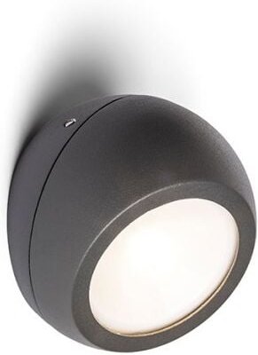 Rendl Light - siv Wandleuchte / Deckenleuchte grau anthrazit 230V led 6W 120° IP54 3000K