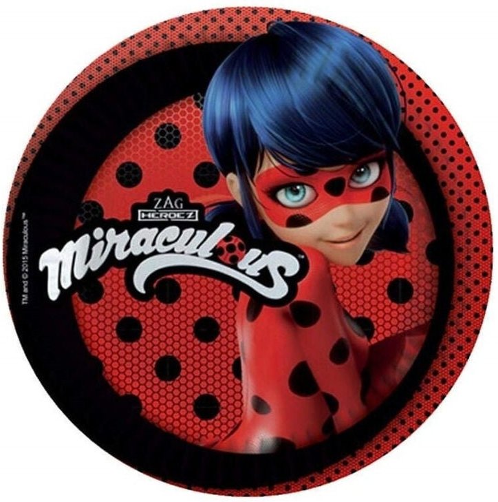 Trade Shop Traesio - Trade Shop - 8 pezz piatti usa und getta piatto 18 cm lady bird nickelodeon wunderbare party -