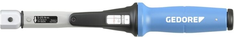 Drehmomentschlüssel TF-SE25 5-25 Nm 9x12mm Gedore