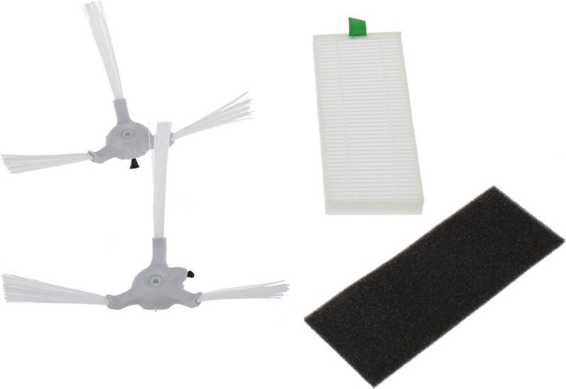 Ersatzteil - Zubehör Set: 2 Seitenbürsten,2 Filter - - rowenta, tefal