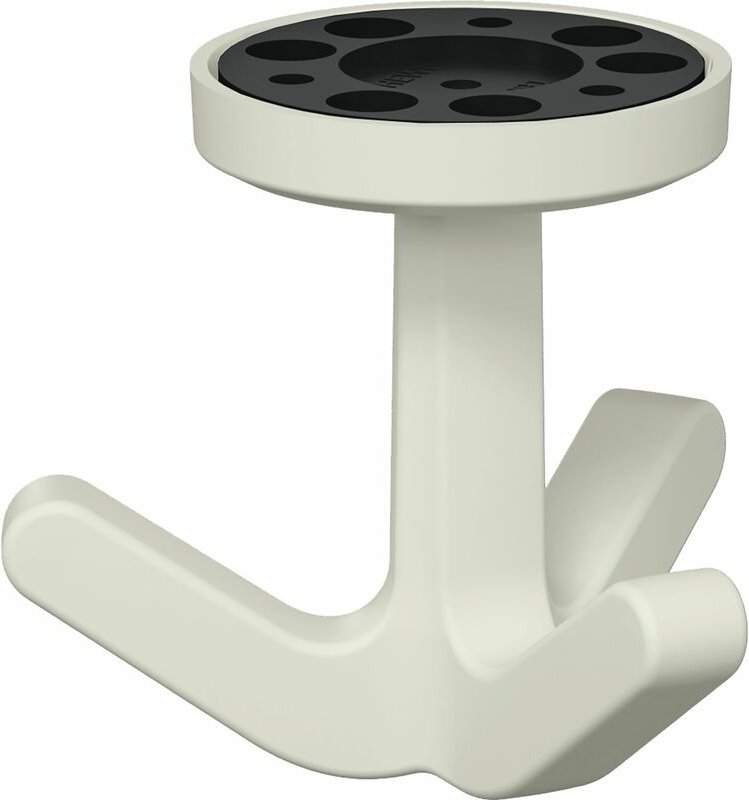 Kinder Kleiderhaken dreifach Drehhaken - Kleiderhaken für Kinder aus elasitschen Haken - Garderobenhaken, Kunststoff rei...