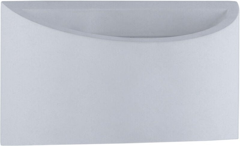 Wandleuchte Innen Wandlampe Flur Lampe Indirektes Licht Up Down Effekt G9 ohne Leuchtmittel, Beton-Grau - Paco Home