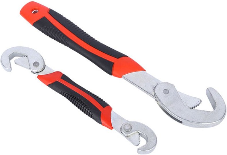 Csparkv - 2-teiliges, multifunktionales, verstellbares Mutternschlüssel-Universalschlüssel-Set