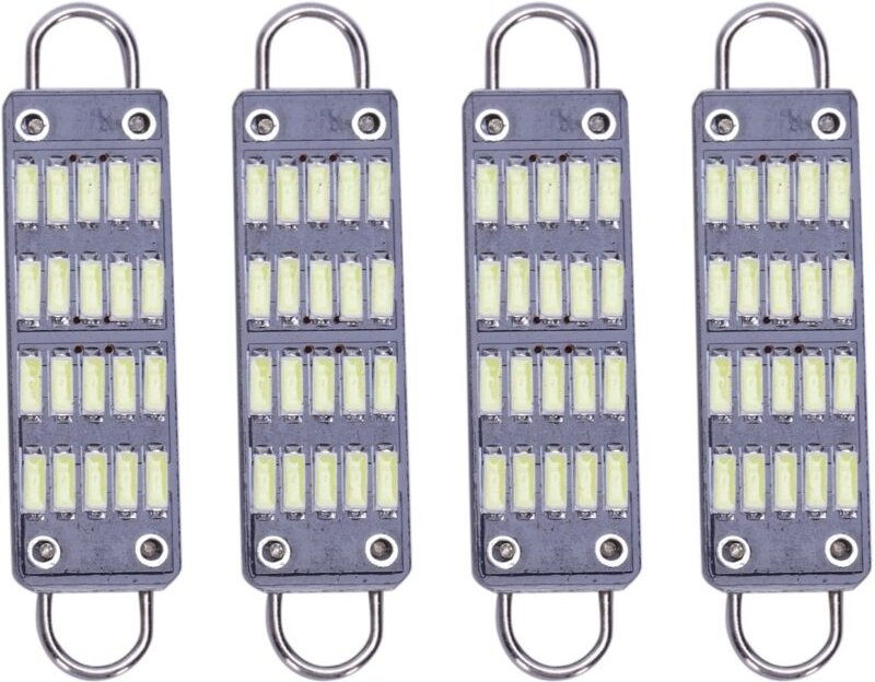 Glühbirne, 44 mm, helle weiße Festoon-LED-Glühbirne, 20 smd, starre Schleife, 1,73 Zoll, Innenkuppel-Kartenbeleuchtung 5...