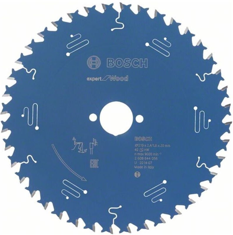 Kreissägeblatt Expert for Wood, 210 x 30 x 2,4 mm, 40 - Bosch