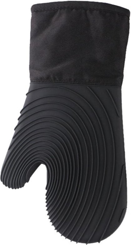 Ofenhandschuhe, hitzebeständig bis 250 °C, flexible Silikon-Ofenhandschuhe, rutschfest, ideal zum Kochen und Backen.