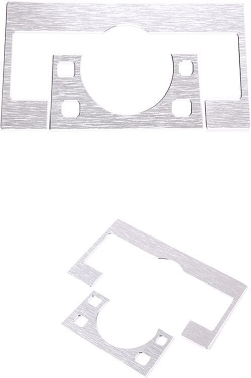 Tlily - Für 2 2007-2012 Car Center Control Terrain Adjustment Trim Cover + Gear Shift Anti-Scratch-Aufkleber