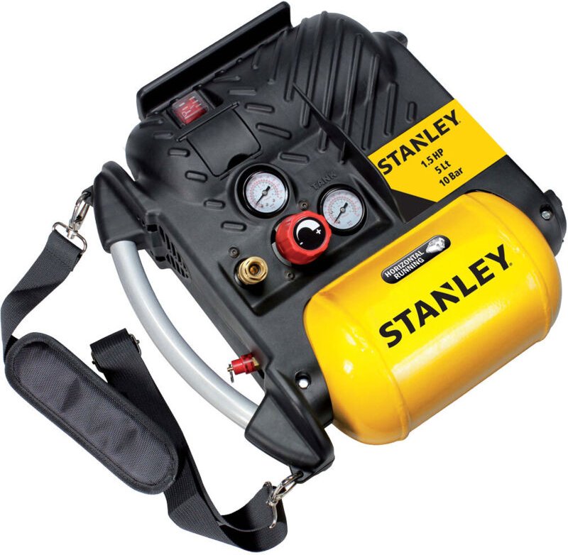 Dn 200/10/5 Airboss Kompressor 1100 Watt 10 bar 5 l Ölfrei - Stanley