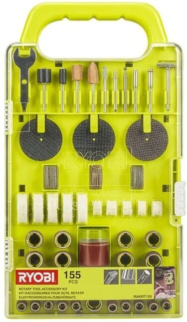 Ryobi RAKRT155 Set 155-teiliges Universal-Rotationswerkzeug