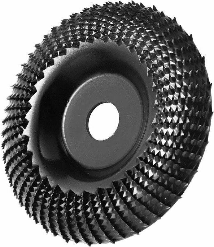 Holzschleifscheibe Schleifscheiben zum Formen, Schleifen und Schneiden. Räder für Winkelschleifer 125 mm Schwarz