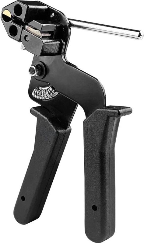 Kabelbinderpistole aus Kohlenstoffstahl, zum Schneiden von Metallkabelbindern, Kabelbinderwerkzeug, einfach zu bedienen