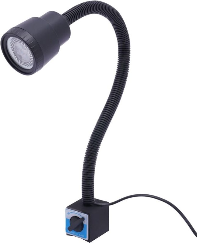 Led Magnetische Arbeitsleuchte, 220V cnc Maschinenlampe mit Magnetfuß Magnetische, led Arbeitsleuchte Flexibel Arm Licht...