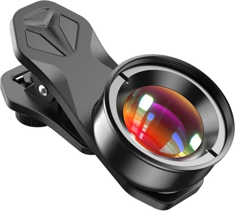 Objectif macro professionnel pour smartphone HD macro objectif smartphone Compatible avec iPhone, Pixels, Samsung Galaxy...