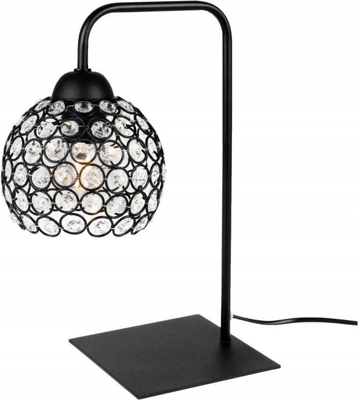 LED-Kristallkugel-Nachttischlampe