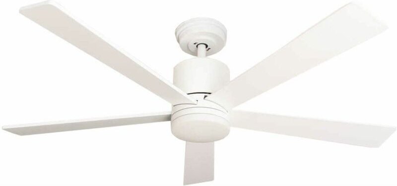 Energiespar Deckenventilator Tibu 132 cm Weiß mit LED