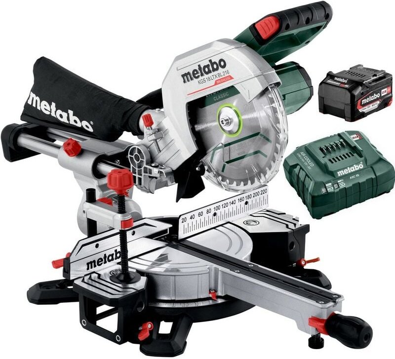 Metabo - Akku Kappsäge Einführungsangebot Akku Ladegerät kgs 18LTX BL216 614216920