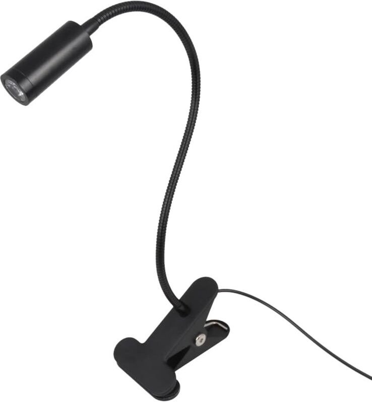 Flexible LED-Röhrenlampe mit Klemme, Leselampe und Arbeitsleuchte, warmes Licht für Büro, Werkstatt und Schlafzimmer, we...