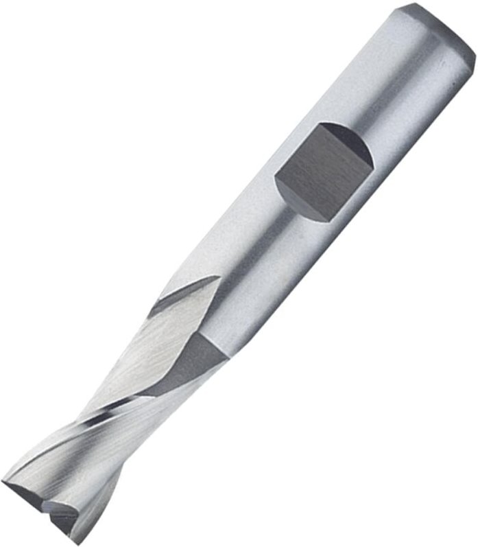 Thumbnail - Langlochfräser kurz HSS-Co8 DIN 327 D 2 Schneiden FORUM 5,0 mm