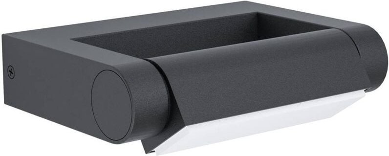 Eglo - Led Außen-Wandleuchte Brianza schwarz warmweiß Außenwandleuchte