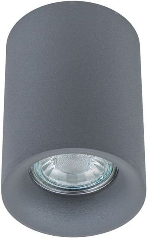 Italux - Flynn - Moderne oberflächenmontierte graue 1-Licht-LED, GU10