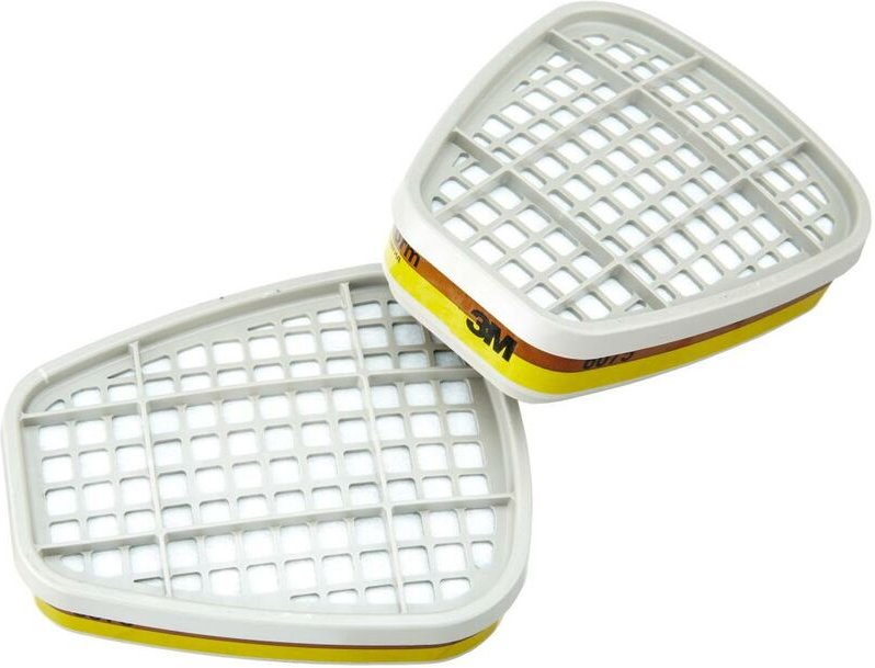 3M - 6075 A1 Filter für organische Dämpfe und Formaldehyd 8 Filter/Karton - Stück: 8