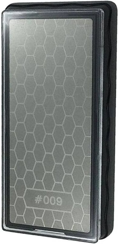 CPSARKV Doppelseitiger Diamant-Schärfstein, Wabenstruktur-Oberflächenplatte mit rutschfester Unterseite zum Schärfen von...