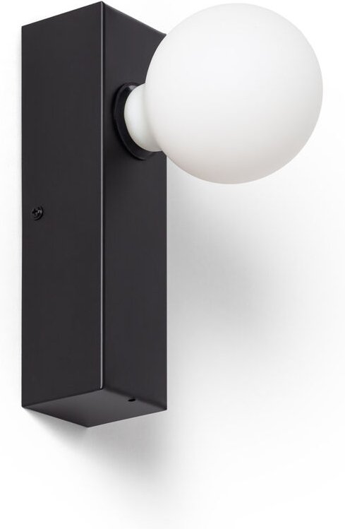 Wandleuchte Badezimmer Metall Aizkra Schwarz