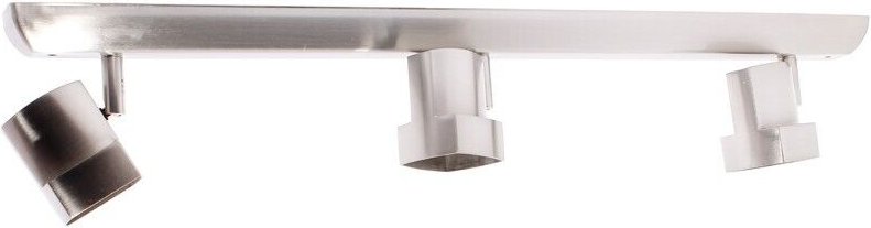 3-Punkt-Lichtstreifen MOKA NICKEL SATIN CRYSTAL RECORD 002-2150-3-053