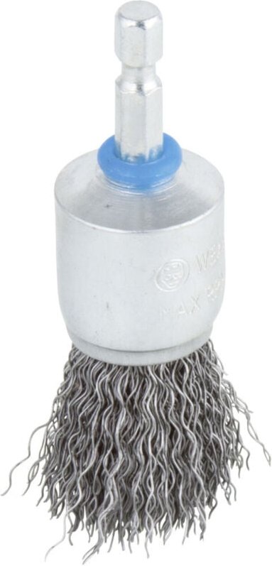 Pinseldrahtbürste ø 25 mm Schaft 6 mm Ersatzakkus & Aufsätze - Wolfcraft