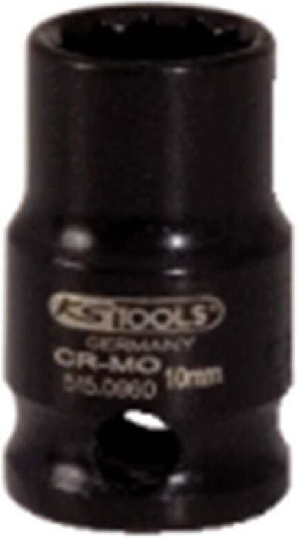 3/8' 12-kant-Kraft-Stecknuss, kurz, 10mm