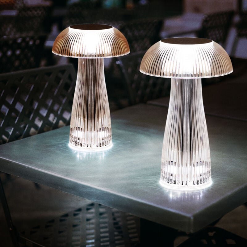 2er Set led Tischlampe Nachttischleuchte Beistelllampe Flurleuchte mit Touchdimmer, Akku usb Kabel, cct warmweiß-kaltwei...