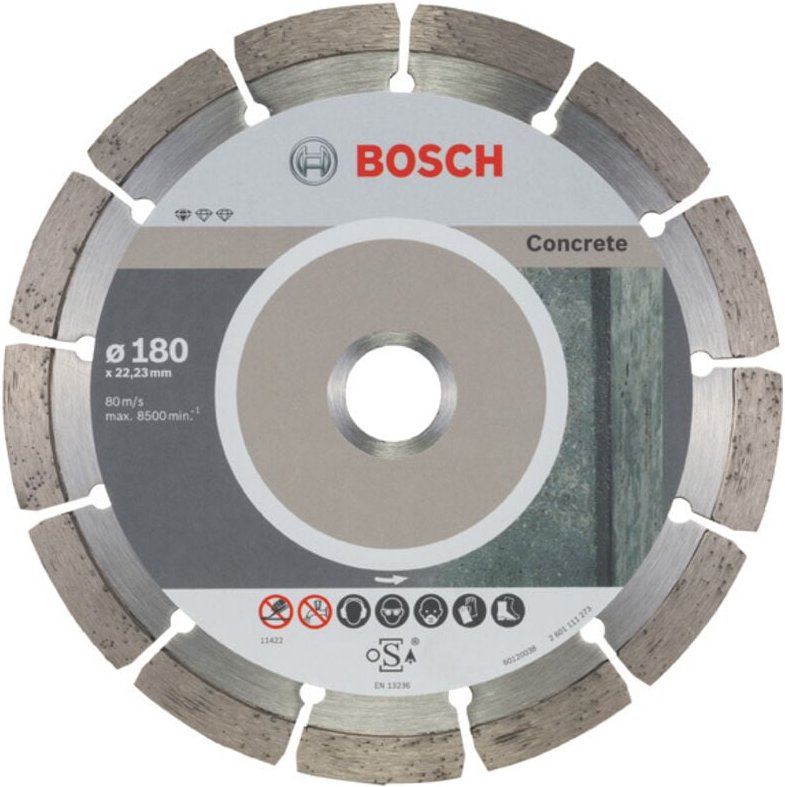 Diamanttrennscheibe Standard for Concrete, 180 x 22,23 x 2 x 10 mm, 10er-Pack